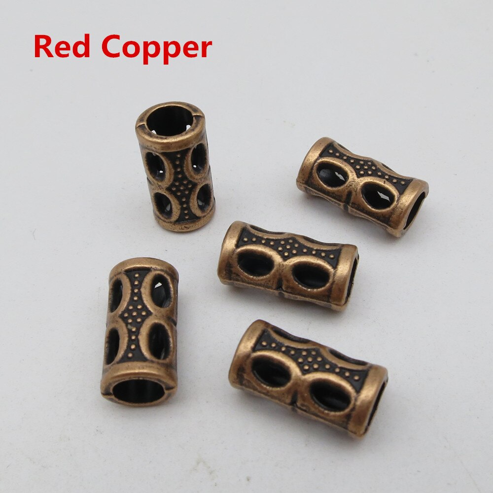 5 -20 zilver/goud/brons/rood koper viking haar vlecht dread baard dreadlock kralen buis ringen
