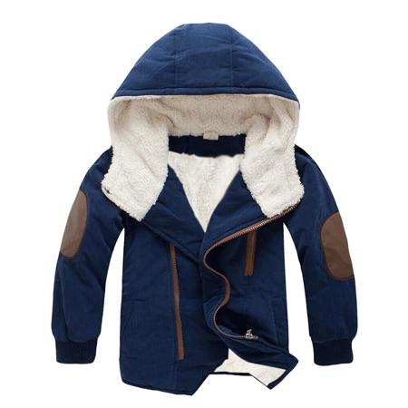Manteau d'automne et d'hiver pour enfants, veste pour garçons, pour enfants de 4 5 6 7 8 9 10 11 et 12 ans,: deep blue / 11
