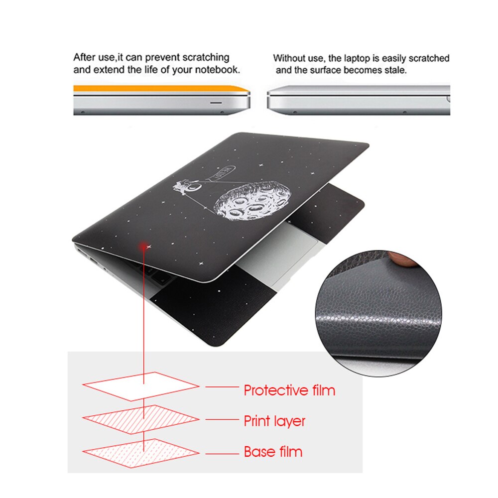 Laptop Skin Notebook Stickers for 13"14"15" 15.6" Decorative Decal laptop Vinyl skins Stickers for hp/acer/asus/lenovo