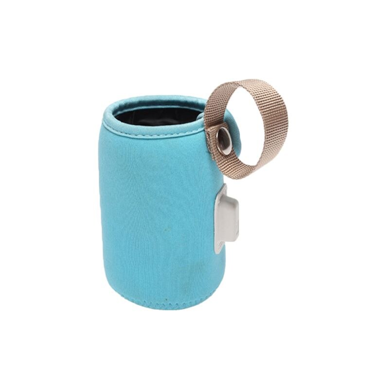 Funda calefactora para biberones con USB, bolsa de aislamiento antideslizante antiescaldado, calentador de leche portátil para coche D08C