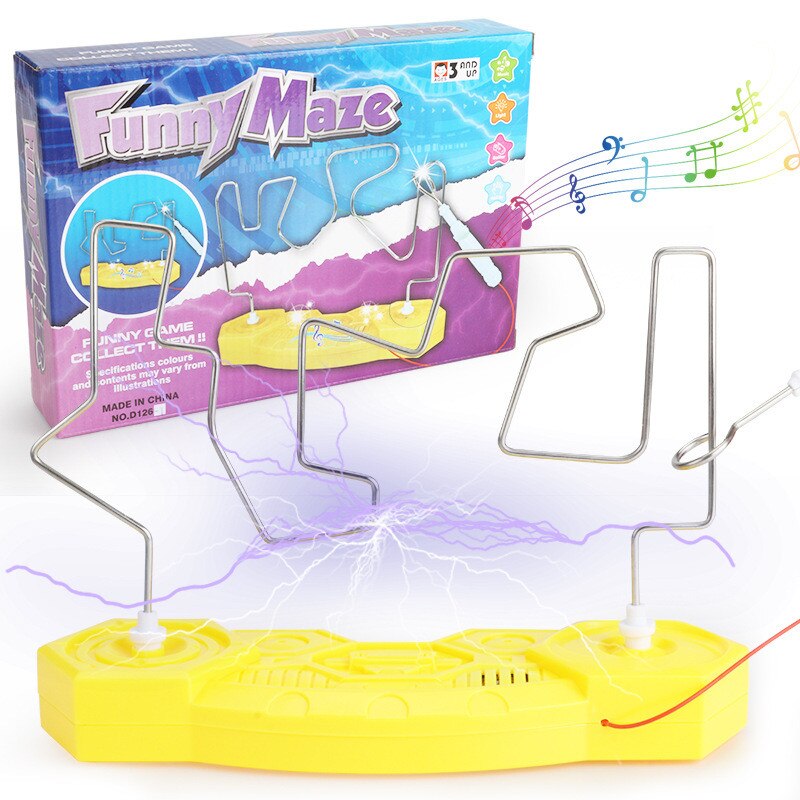 Kinderen botsing muziek elektrische schok speelgoed educatie elektrische aanraking doolhof spel stabiele training party spel machine strategie spel speelgoed: Geavanceerd