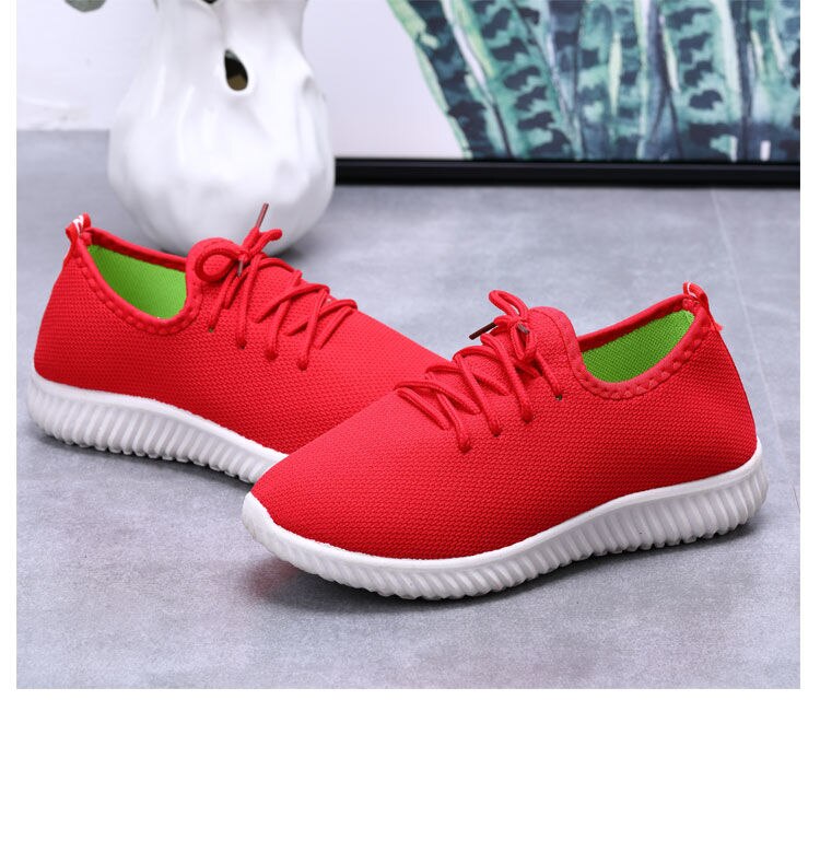 Tenis Feminino Air Mesh Breathable Women Tennis Shoes Slip-on Sport Gym Athletic Jogging Light Shoes Female Sneakers