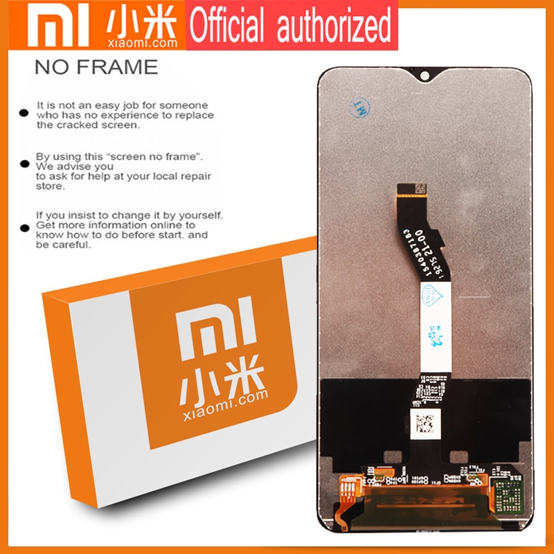 Originele 6.53 ''Display Met Frame Voor Xiaomi Redmi Note 8 Pro Lcd-scherm Touch Digitizer Redmi Note8 Pro reparatie Onderdelen