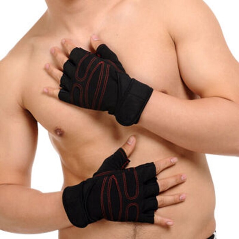 Gym Gloves Heavyweight Sports Exercise Weight Lifting Gloves Body Building Training Sport Fitness Gloves for Fiting Cycling