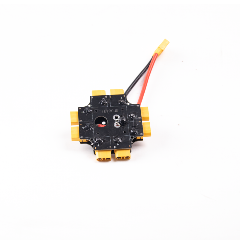 XT30 XT60 XT90PW PCB high current distribution board multi axis distribution board UAV power supply parallel connection: Red