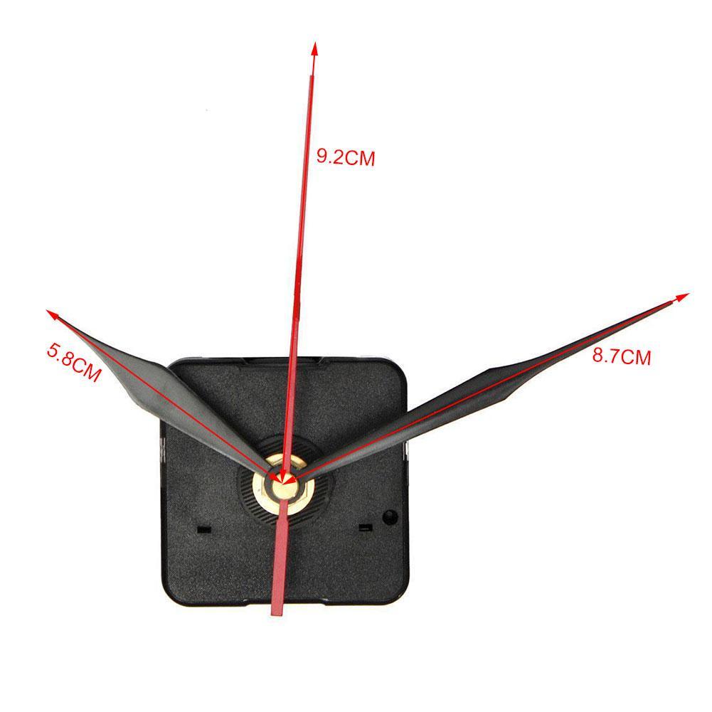 1 Set Clock Mechanism Clockwork Practical Clock DIY Parts Wall Kit Movement Repair Set Tool Quartz Silent B2J1