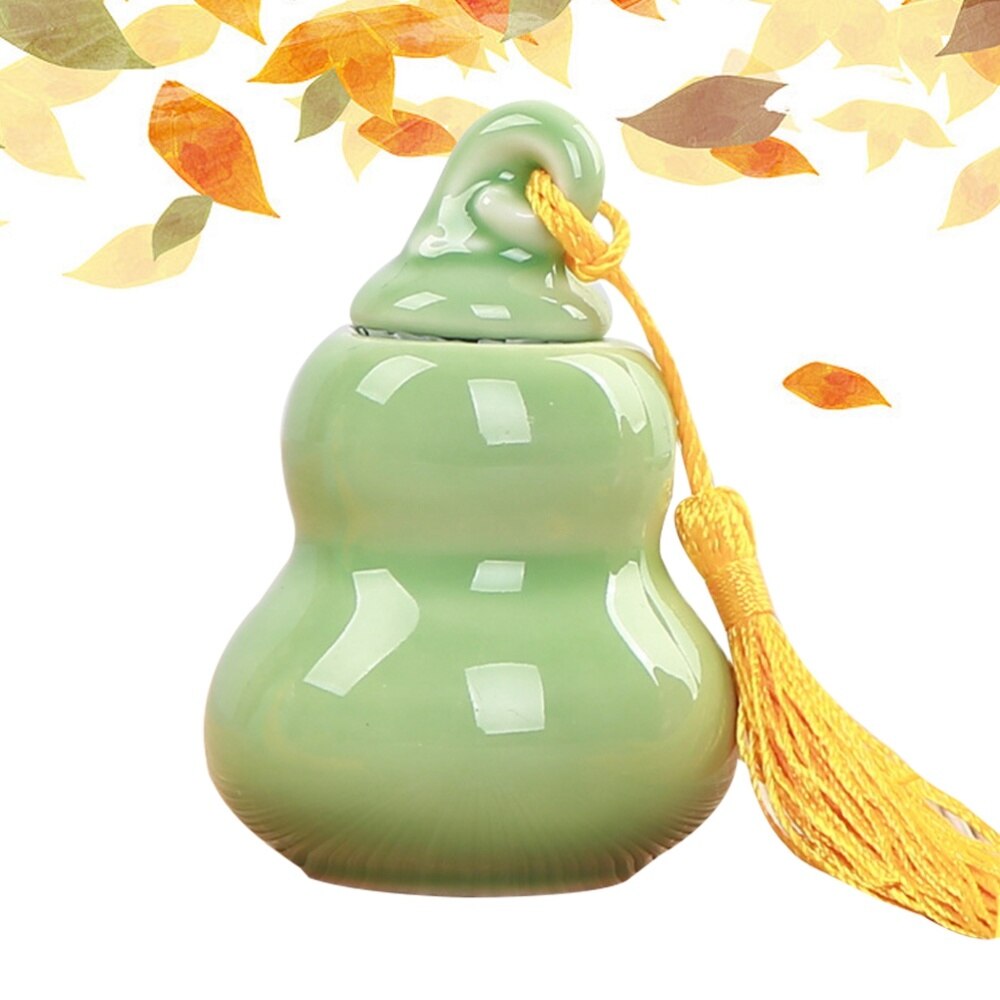 mini ceramiczne naczynie na herbatę słoik gurda kształt butelki Tealeaves garnek na maść w proszku krem)