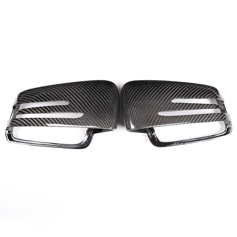 2X Per Per Benz A W176 B W246 C W204 E W212 Per Cla W117 Gla X156 Glk X204 Per Classe Cls W218 Calotta Specchietto Retrovisore Vero Carbonio Calotte Degli Specchietti Calotta