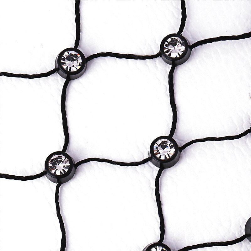 10 Yds Fischernetz Garn Stoff Elastische Dehnbar Strass Harz Dekoration DIY Handgemachte Schuhe Taschen Bekleidungs Zubehör