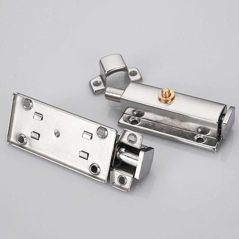 3/4/6inch Door Window Security Bolt Door Lock Latch Gate Cabinet Latch Stainless Steel Security Lock Chrome Door Lock