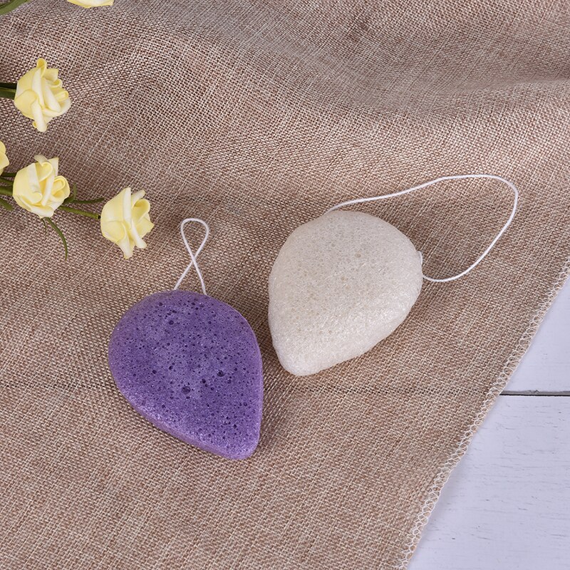 Natural Konjac Facial Puff Face Cleanse Washing Sponge Exfoliator Cleansing Sponge Puff Facial Cleanser Tool 4 Colors