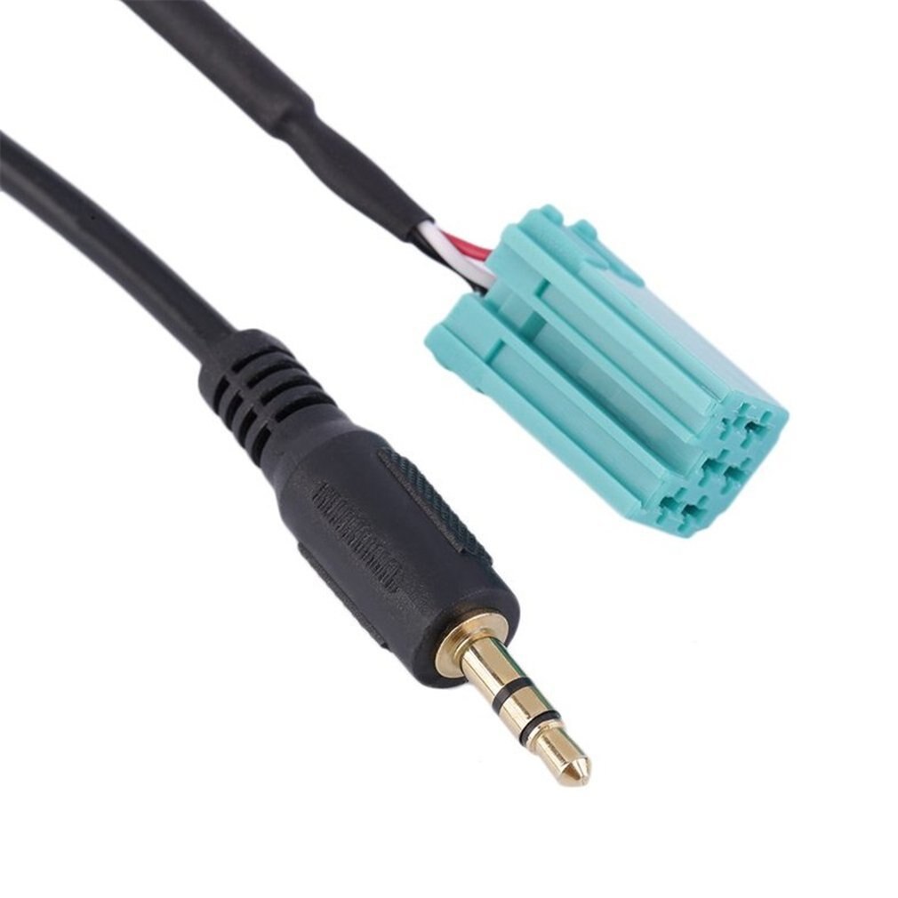 Cable de Audio estéreo para coche Renault Clio Megane, adaptador de entrada auxiliar de 1,5 M, Jack de 3,5mm, accesorios de estilo de coche, novedad de 2005