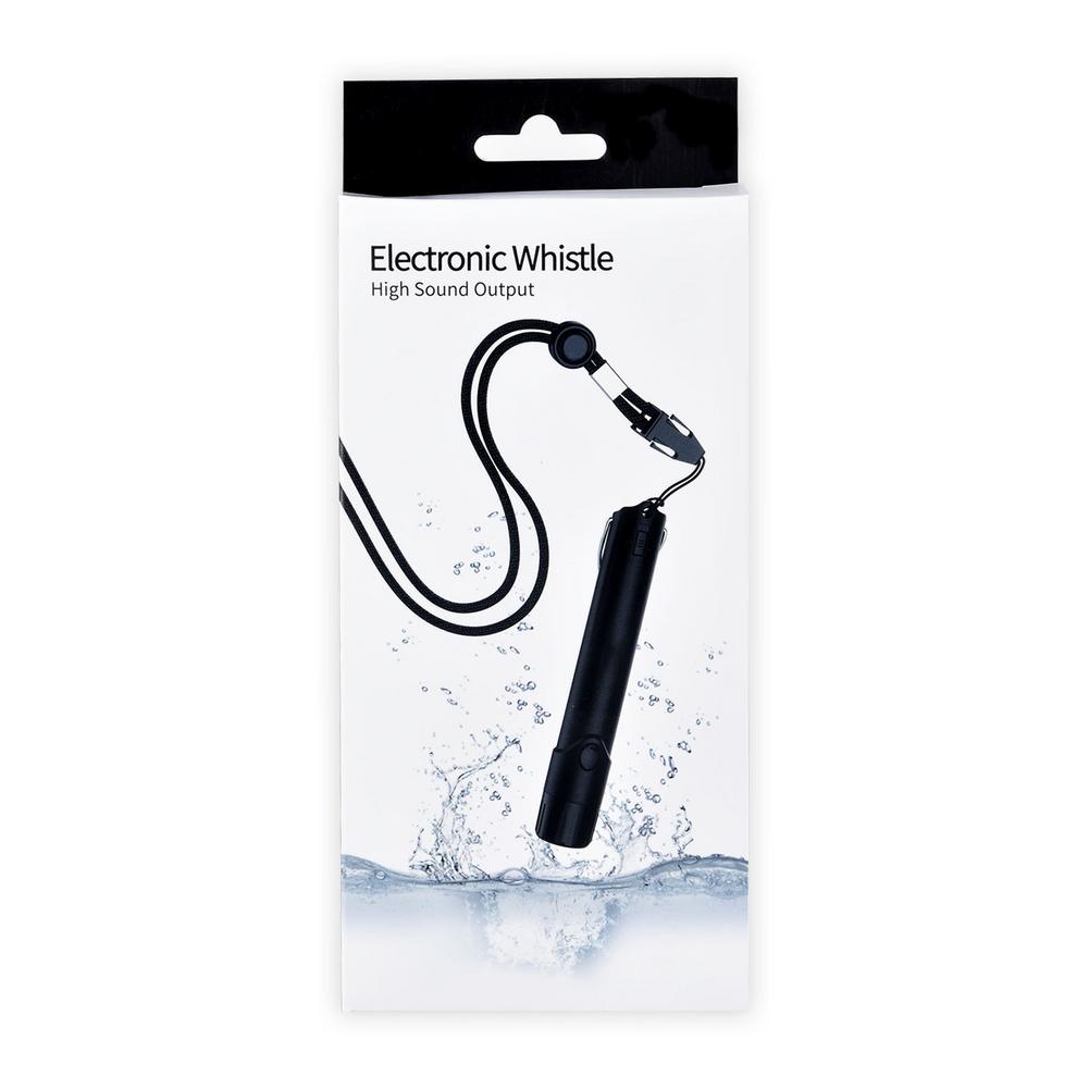 2-in-1 Electronic Flashlight Whistle Waterproof Emergency Whistle