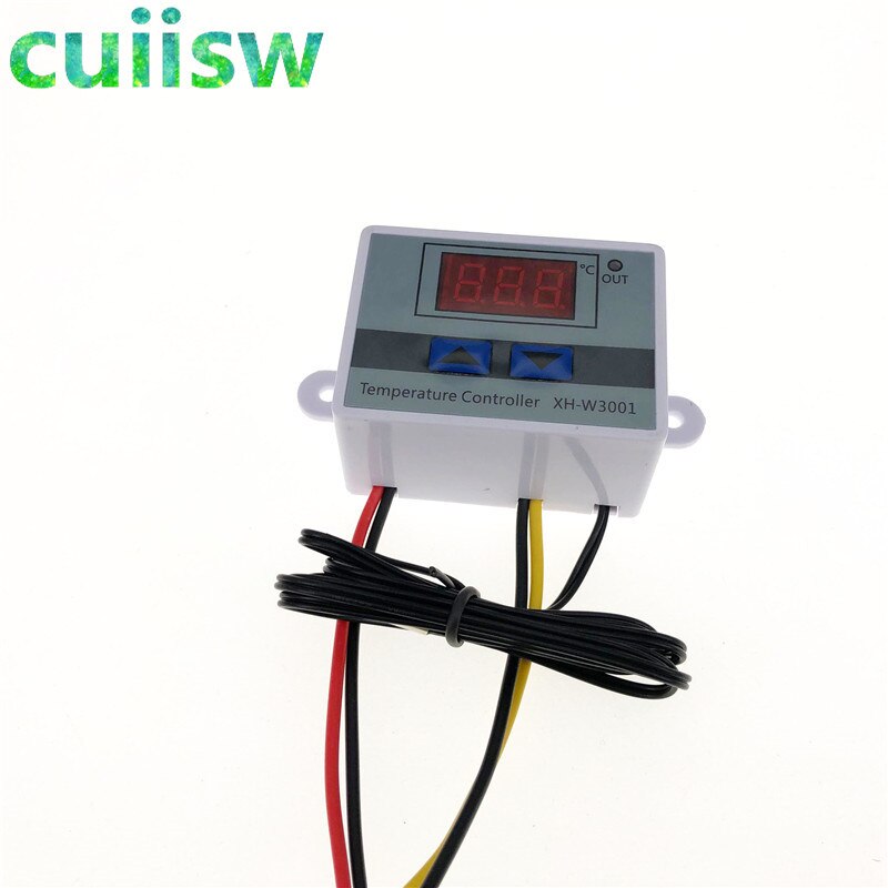 DC12V AC220V XH-W3001 Temperature Controller Digital LED Temperature Controller Thermometer Thermo Controller Switch Probe 220V