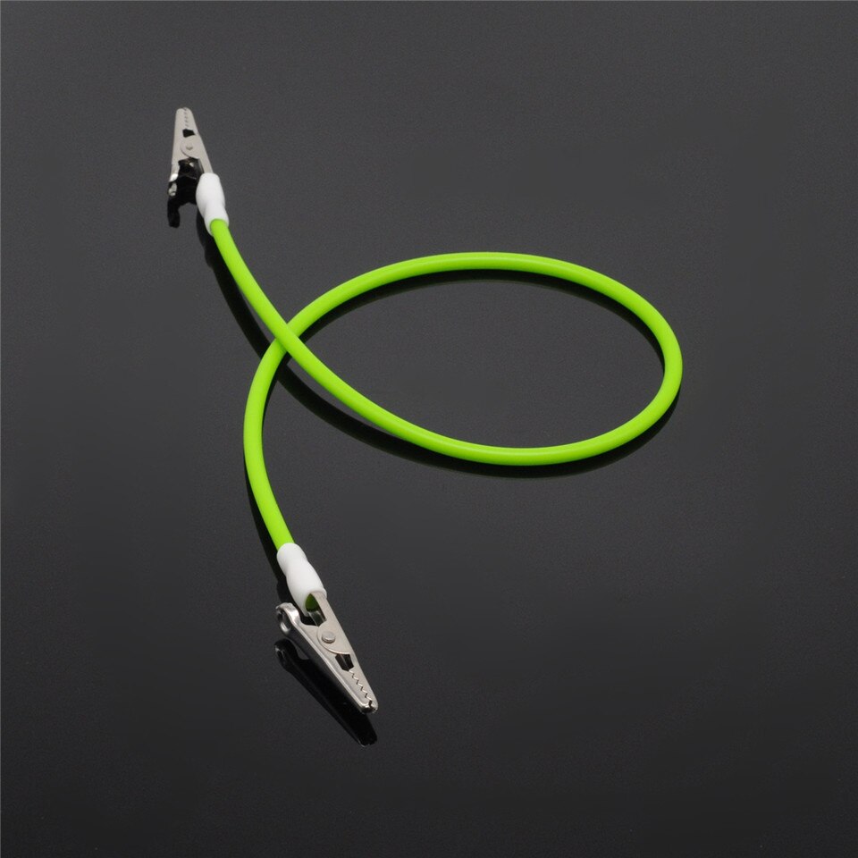 Tandheelkundige Bib Clips Flexibele Ketting Servet Houder Baby Siliconen Patiënt Clip Voor Tandarts Lab: 1Pcs Green
