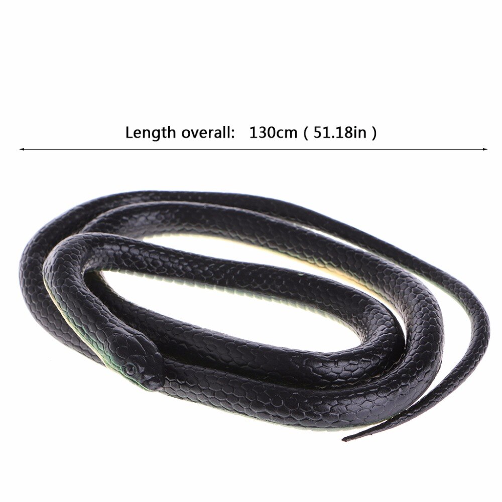 HBB 130 cm Realistische Plastic Lastig Speelgoed Nep Slangen Tuin Props Joke Prank Halloween