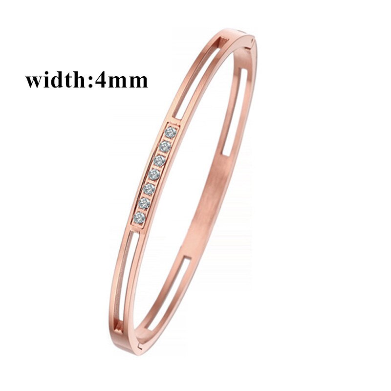 Charm Bracelet - Stainless Steel - 4/6/8mm Width - Hollow Round Design - Adjustable Hook Clasp: 3