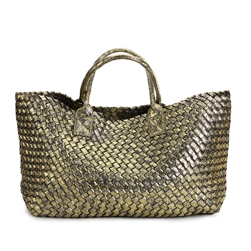 hand-woven women's bag spring summer European and American tide single shoulder vegetable basket women casual bag