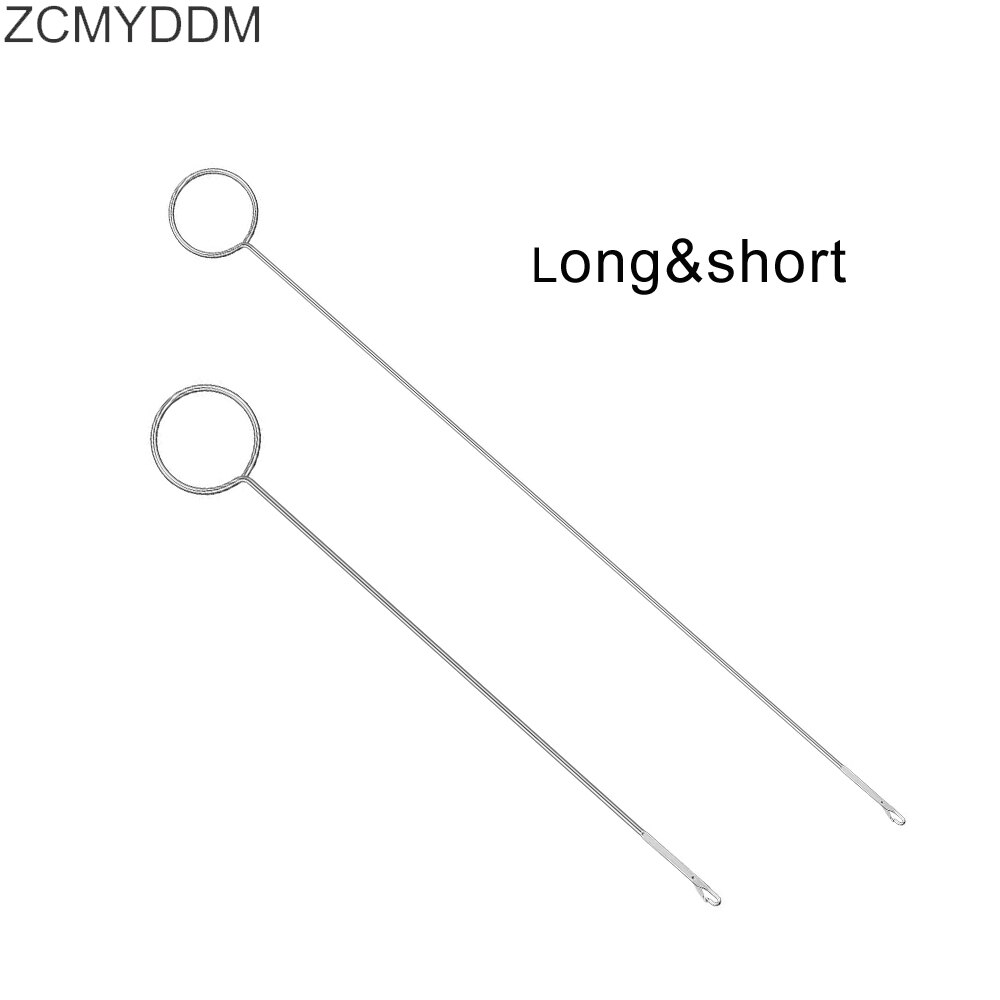 Zcmyddm Naaien Loop Turner Haak Draaien Lange Korte Lus Turner Gereedschap Met Klink Voor Draaien Stof Buizen Bandjes Naaien Gereedschap: 03