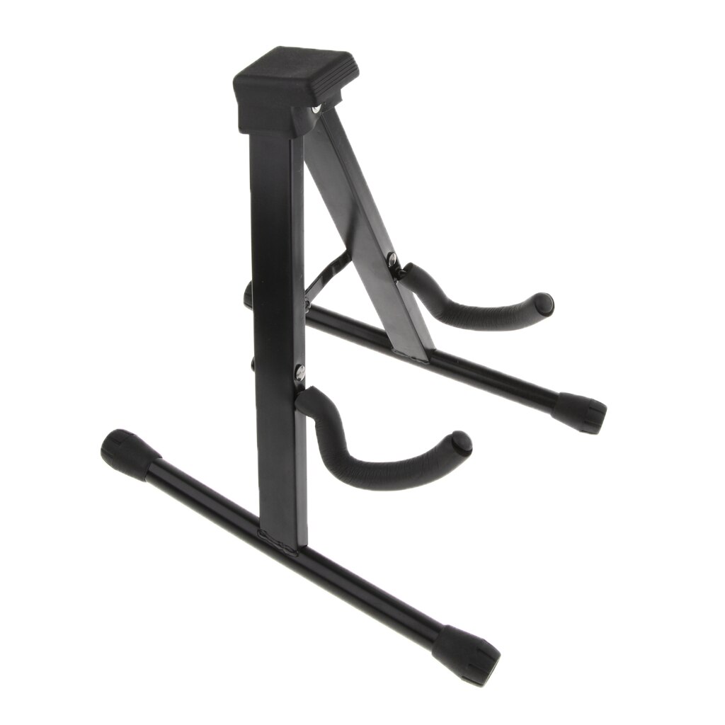 Folding French Horn Stand for Musical Instrument Placing Black