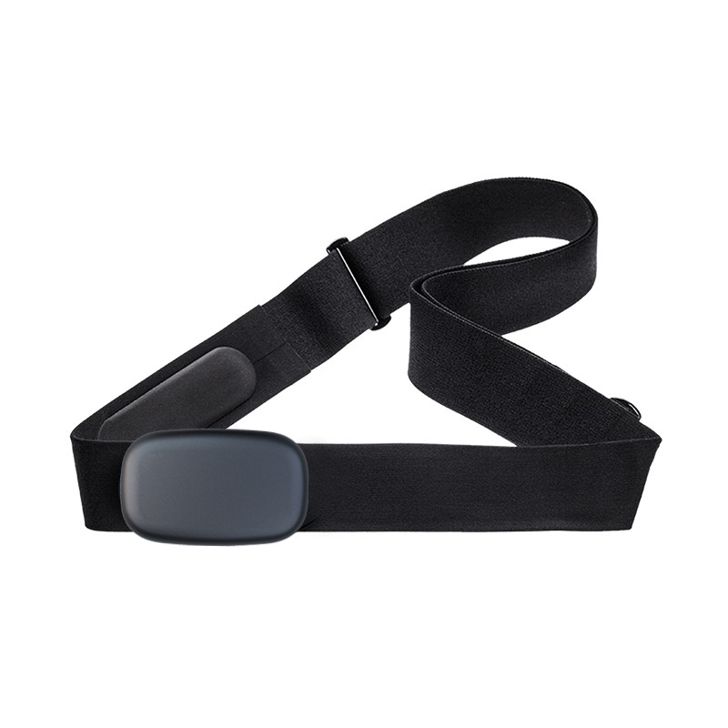 Correa de Monitor de ritmo cardíaco de pecho FITCENT5.3 Khz, Bluetooth, ANT, Sensor HR para reloj Garmin, Polar Beat, Wahoo, Peloton, Zwift: Negro