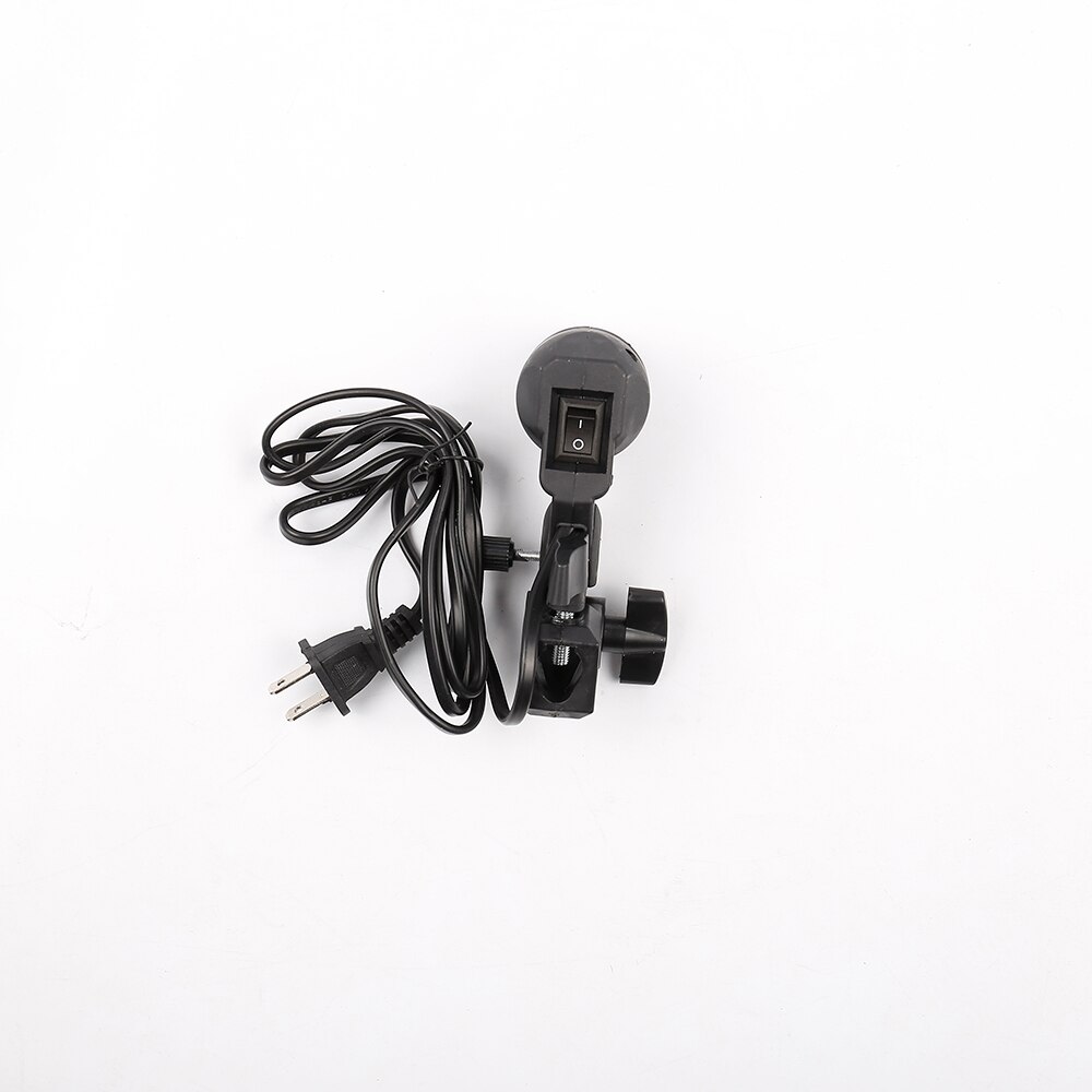 CY in voorraad E27 Enkele Head Photo Verlichting Lamp Holder Socket Flash Umbrella Bracket Fotografie Studio Light Fitting EU/US Plug