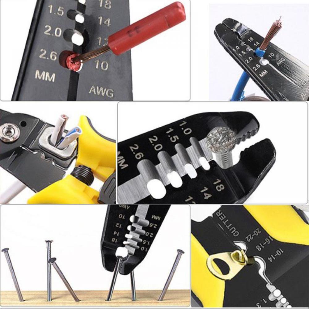Diy Electrical Equipment Wiring Pliers Diy Multifunctional Stripping Pliers Cable Tool
