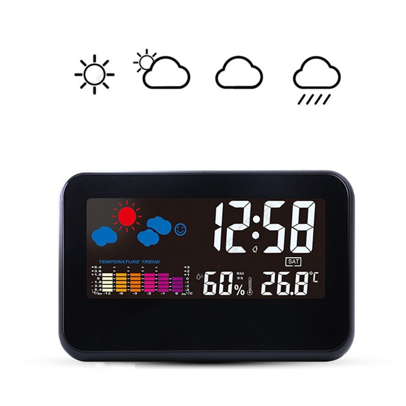 Weather Station, Indoor Outdoor Thermometer With Forecast, Temperature, Clock