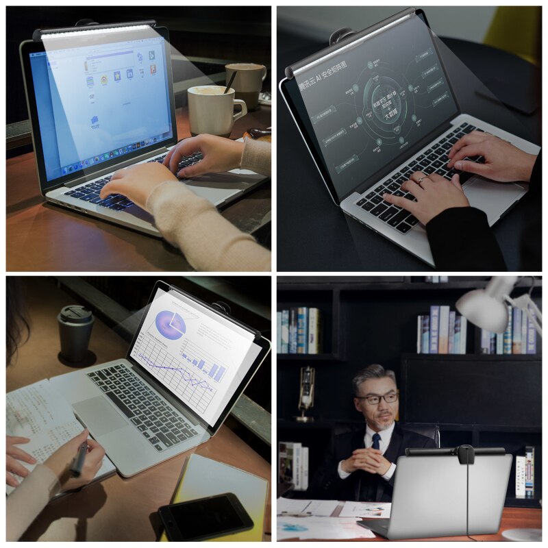 Led Desktop Tafellamp Oogbescherming Leeslamp Led Licht Dimbare Usb Bureaulampen Monitor Laptop Screen Lichtbalk