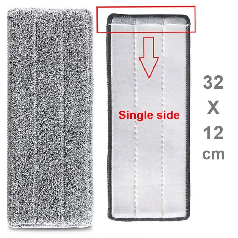 Sostituisci la testa del mocio Testa di ricambio in microfibra Panno per la pulizia del pavimento Cuscinetti Spremere piatto Strumenti per strizzare a mano libera per la casa, la cucina: Blu / 8pezzi