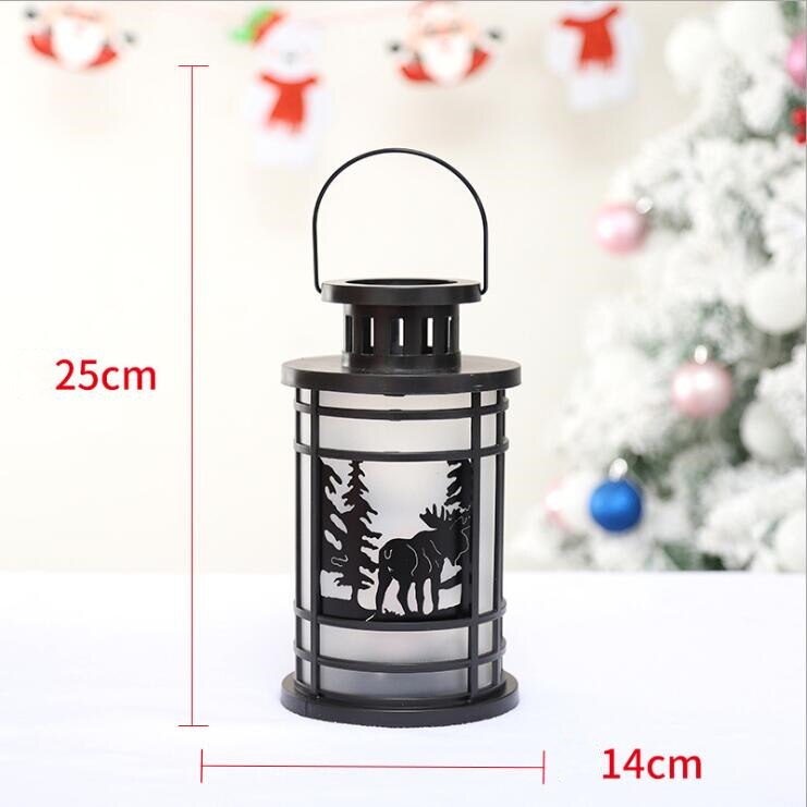 Christmas LED Lantern - Hanging Decorative Light - Festive Home Decor: 6