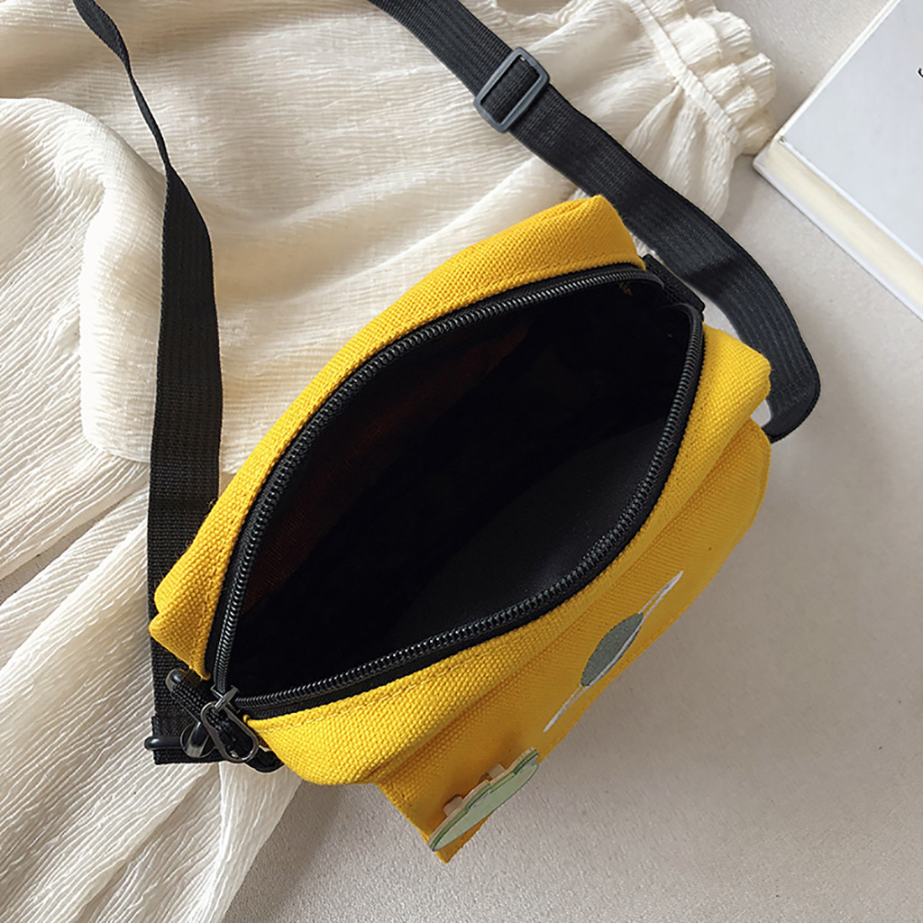 Sac femme extérieur fermeture éclair toile sac de messager Sport arc-en-ciel hip hop sac adolescent filles voyage téléphone sac à main torebka damska