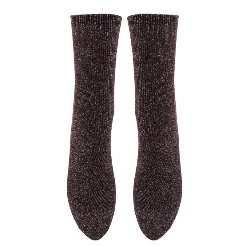 bambino Calzini E Calzettoni Della Ragazza Dei Bambini Principessa Sveglia di colore Solido Delle Ragazze Ginocchio Calzini E Calzettoni Capretto Ragazze Alti Al Ginocchio Lunghi Calzini E Calzettoni 1-3Y: caffè