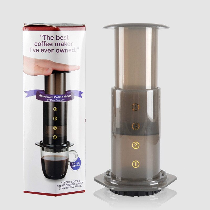 Plastic French Press Set Espresso Glass Coffee Maker Portable Cafe French Press CafeCoffee Pot for AeroPress Machine: FrenchPress pot set