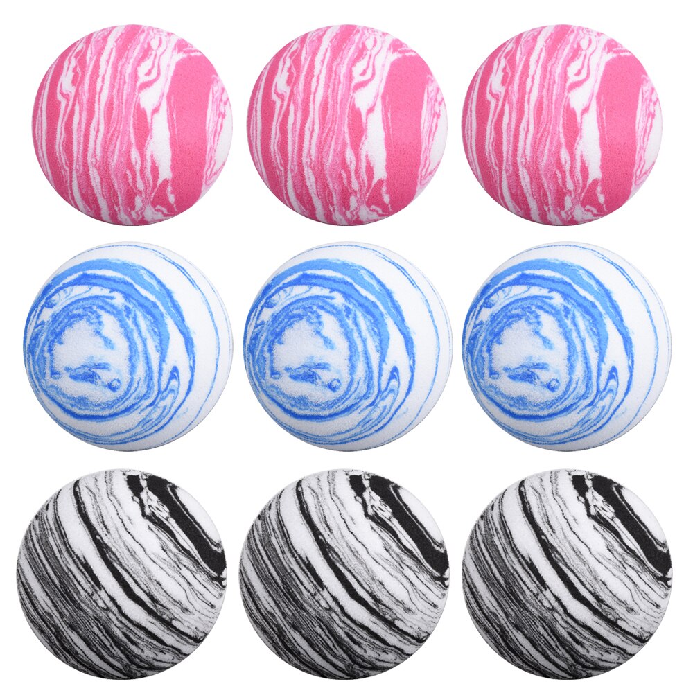 12 Stks/zak Golfballen 42Mm Diameter Sport Ballen Rainbow Foam Praktijk Golfballen Voor Indoor Of Outdoor Golf Training ballen