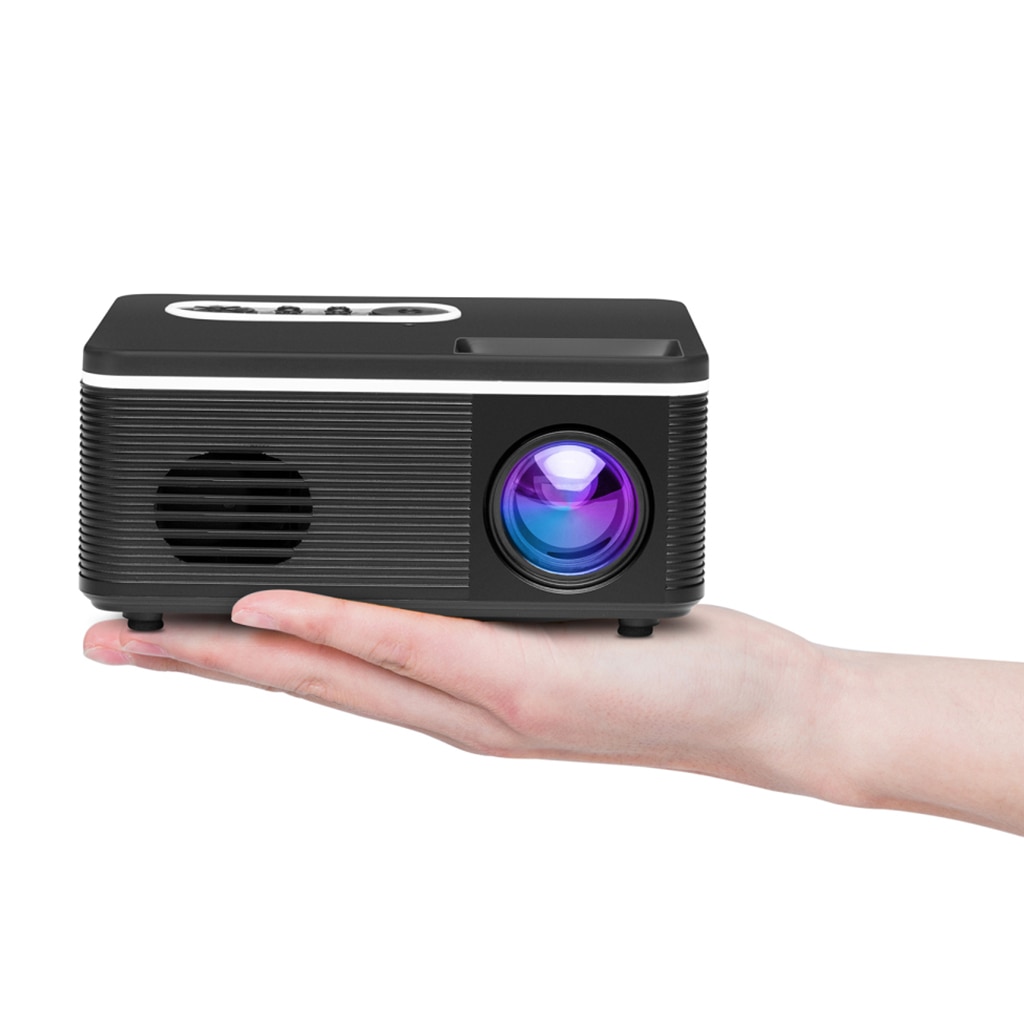 mini rzutnik multimedialny HD 1080P Dom osobisty film kino 320x240 1000:1 AU wtyczka