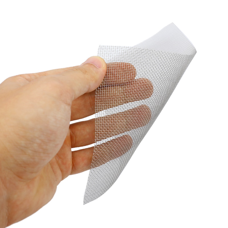 Filet de calandre en acier inoxydable | Réparation universelle des mailles, pare-chocs de voiture, panneaux de Grille en acier inoxydable, colle réparation du plastique pièces correctrices