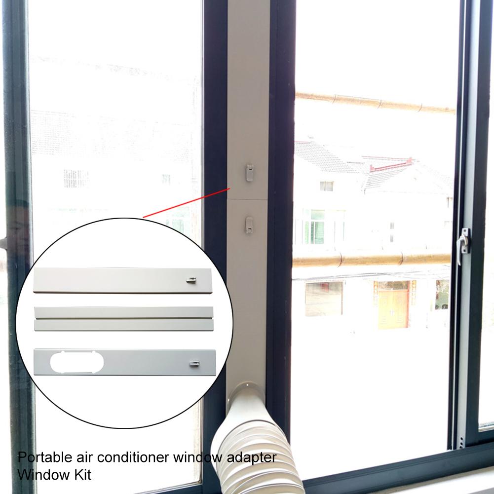2/3Pcs Window Slide Kit Draagbare Airconditioner Vent Adapter Venster Plaat Uitlaat Slang Connector Duct Adapter Deel