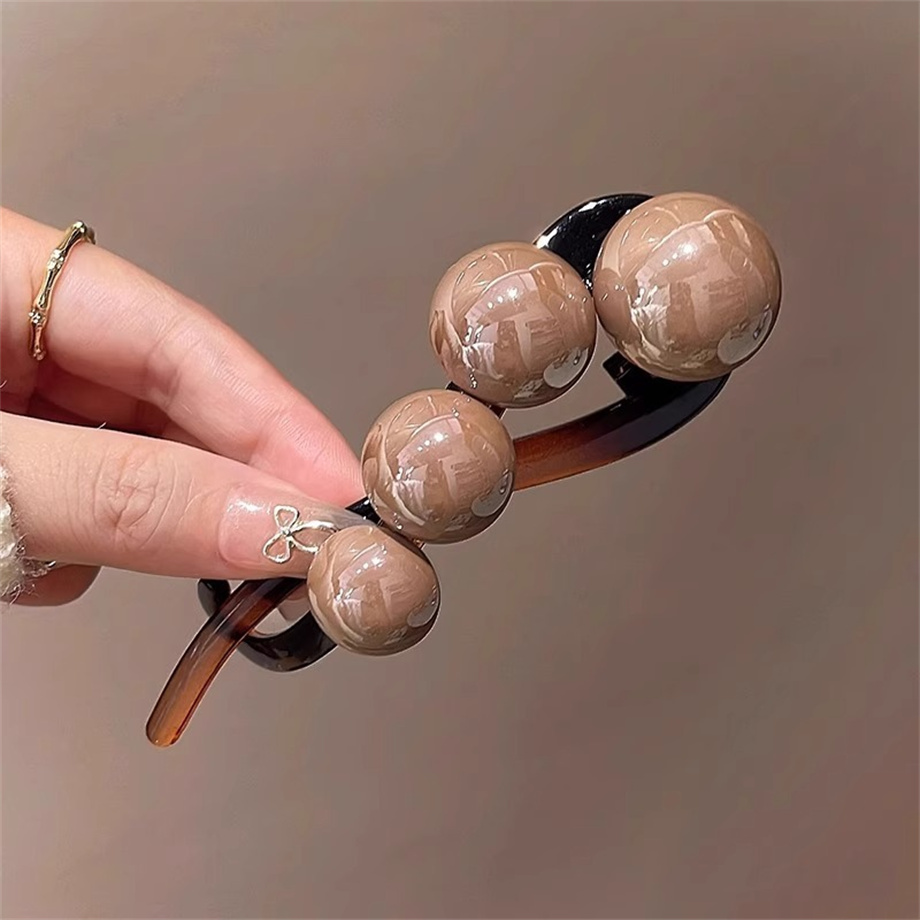 Pinzas para el cabello con perlas elegantes para mujer, pasadores de horquilla, adorno para el cabello dulce, diadema, coleta, accesorios para el cabello de: Azul cielo