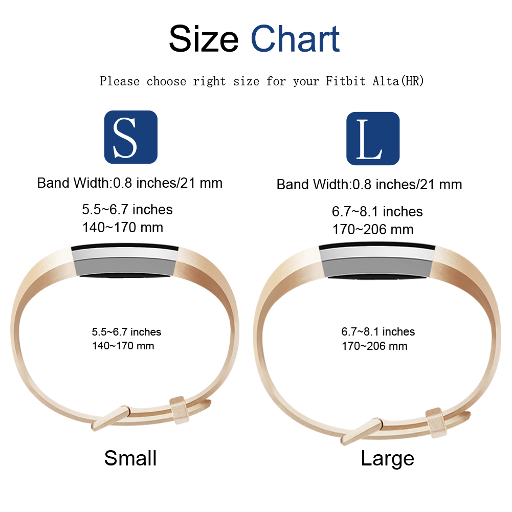 Correa ajustable de silicona suave de para Fitbit Alta HR, pulsera deportiva, Fibit Alta HR