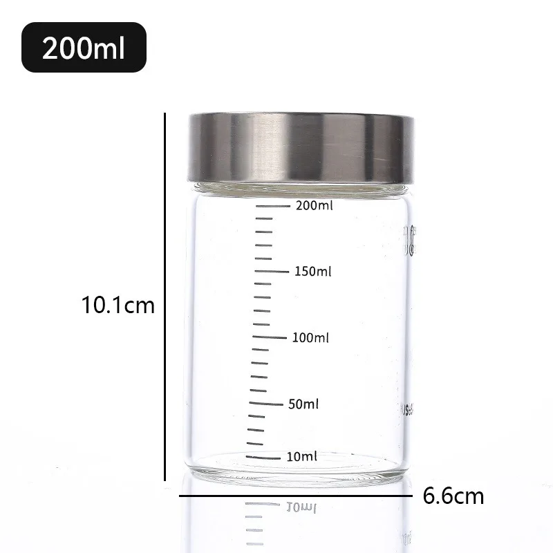 1Pcs High Borosilicate Glass Bottle Leak-proof Bottle Brewing Wine Bottle with Scale Coffee Cup Household Travel Fluid Container: Red