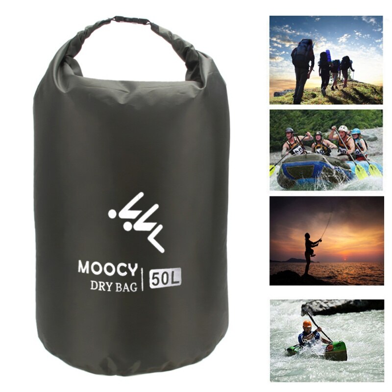 5L/20L/50L Draagbare Zwemmen Zak Waterdichte Droge Zak Roll Top Sack Rafting Varen Kajakken Droge Organizer Strand opbergtas