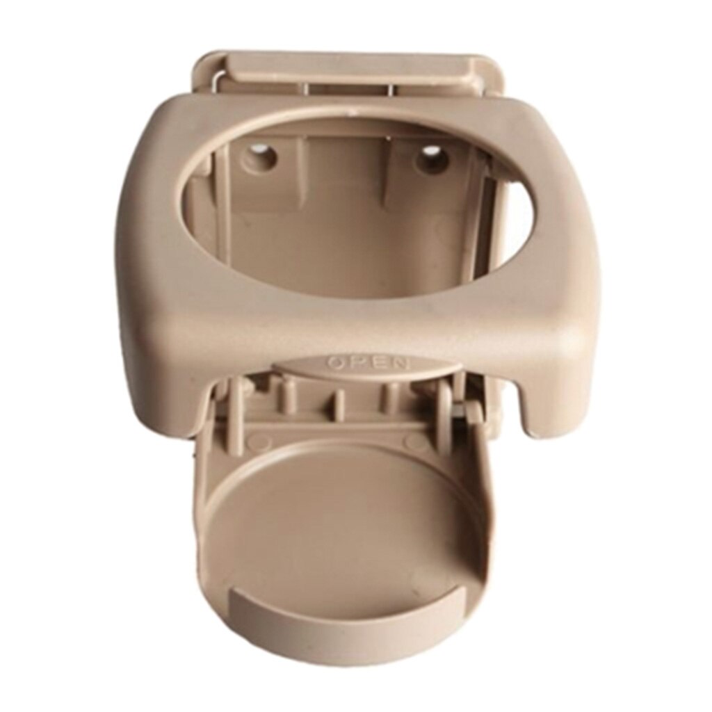 Universal justerbar sammenfoldelig drikkekopholder dørsæde vinduesudluftning kopholder til marine/båd/campingvogn/bil/lastbil/rvs/: Beige