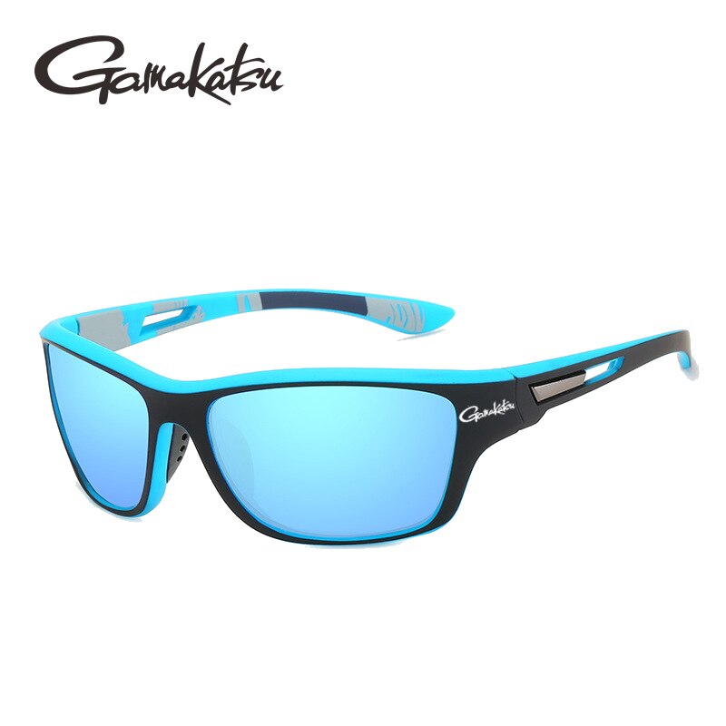 Gamakatsu Angeln Polarisierte Sonnenbrille Angeln Polarisierte Sonnenbrille Sonnenbrille Männer draussen Sport Brille Uv Schutz: Blau