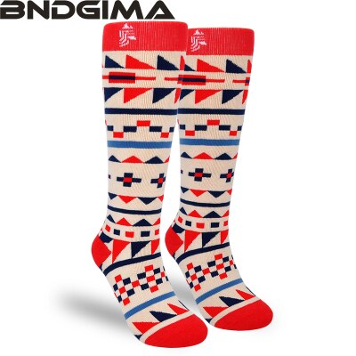 Kobiety/mężczyzna/dzieci zimowe narciarskie skarpety sportowe skarpety snowboardowe termiczny długi narciarski śnieg piesze wycieczki skarpety sportowe skarpetki uniseks nowość: Color 1 / S
