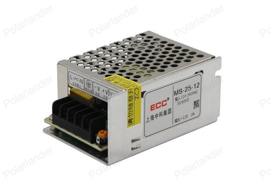 Veilige eenvoudige bediening AC 220 V 50 ~ 60 HZ naar DC 12 V 25 W Verlichting Transformator LED strip voeding Drive