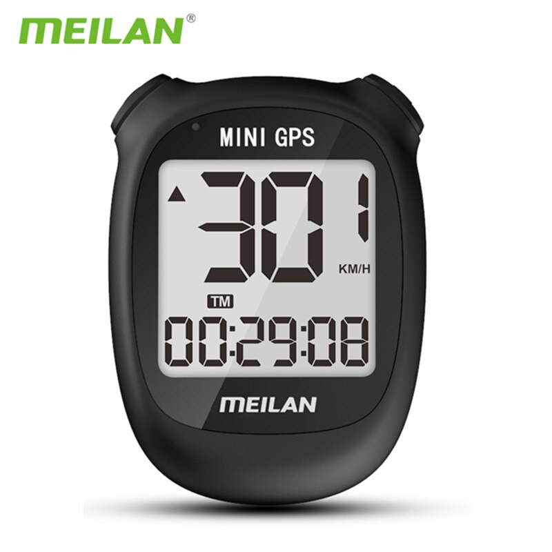 Meilan Gps Fietscomputer Draadloze Fietscomputer IPX6 Waterdichte Navigatie Minibicycle Snelheidsmeter Kilometerteller Met Lcd-scherm