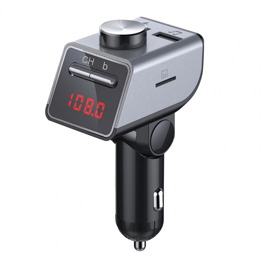 Q18/18S Auto Bluetooth MP3 Dual Usb Knop Charger Abs In-Car Fm-zender Voor Auto fm-zender Voor Auto: 2