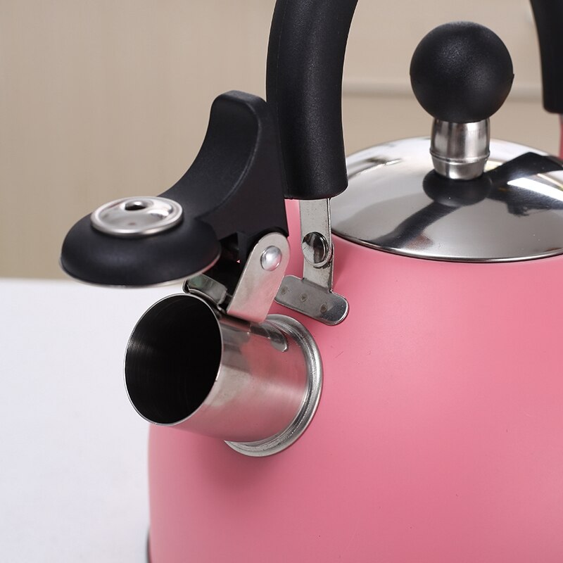 Stainless Steel Whistle Kettle, 2.5L Whistle Kettle, Coffee Milk Tea Kettle, Heating Kettle