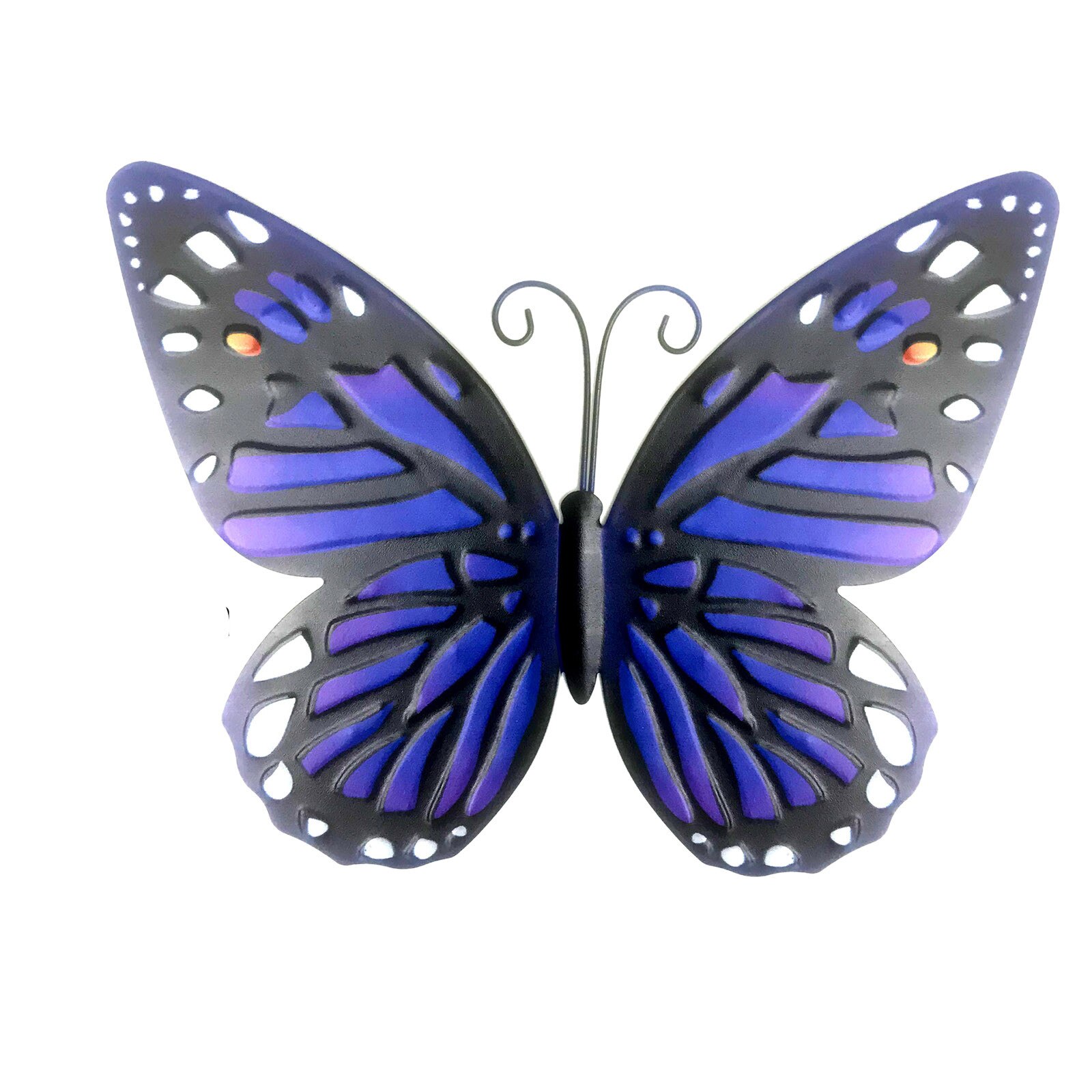 25 #4 pièces Papillon Décor Art Mural Fait Main En Fer Forgé En Métal Papillon Peinture Murale Pour La Décoration De La Maison Et En Plein Air En Métal Décoratif: C